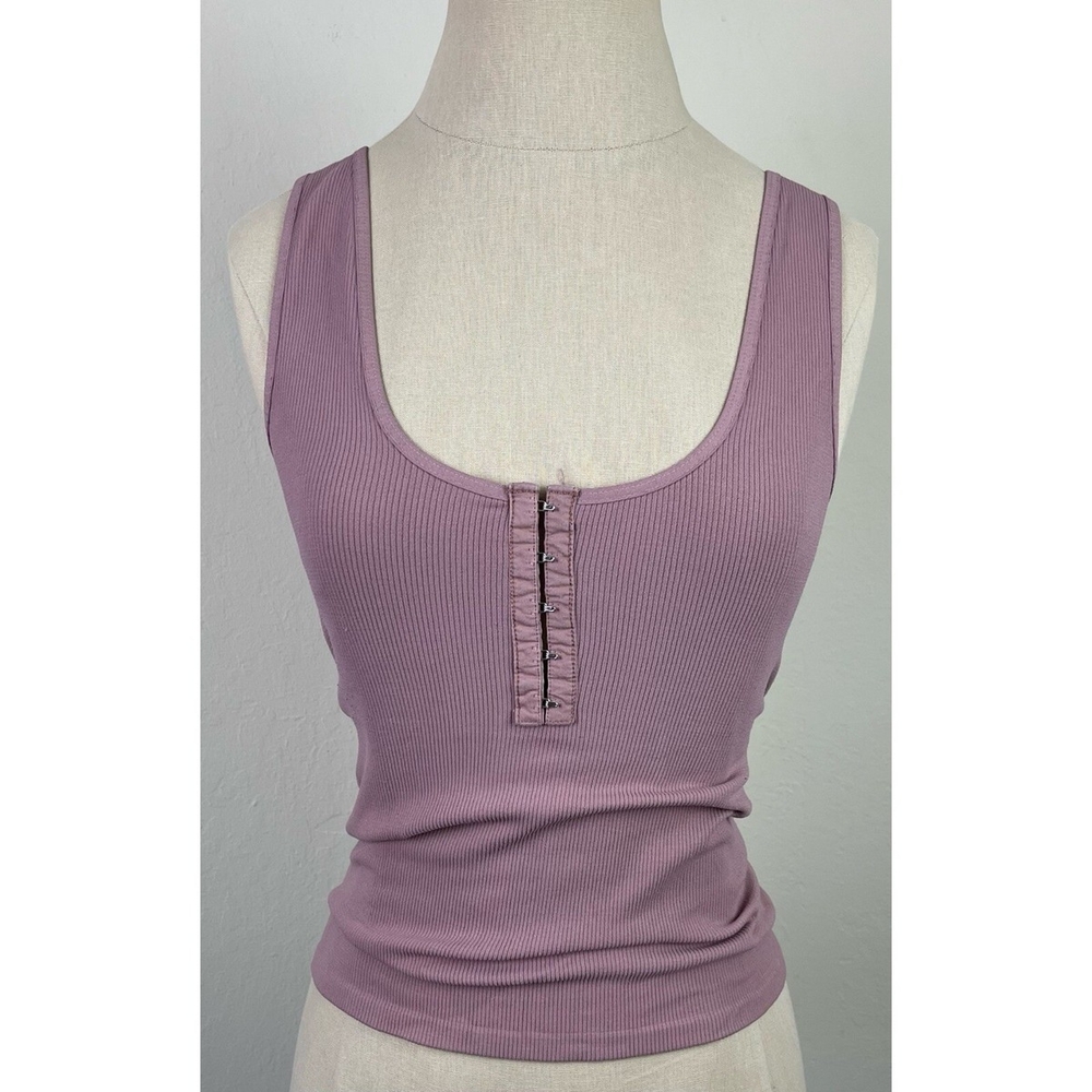 Free People 🌼 Intimelately Mauve Clasp Tank NWOT♡